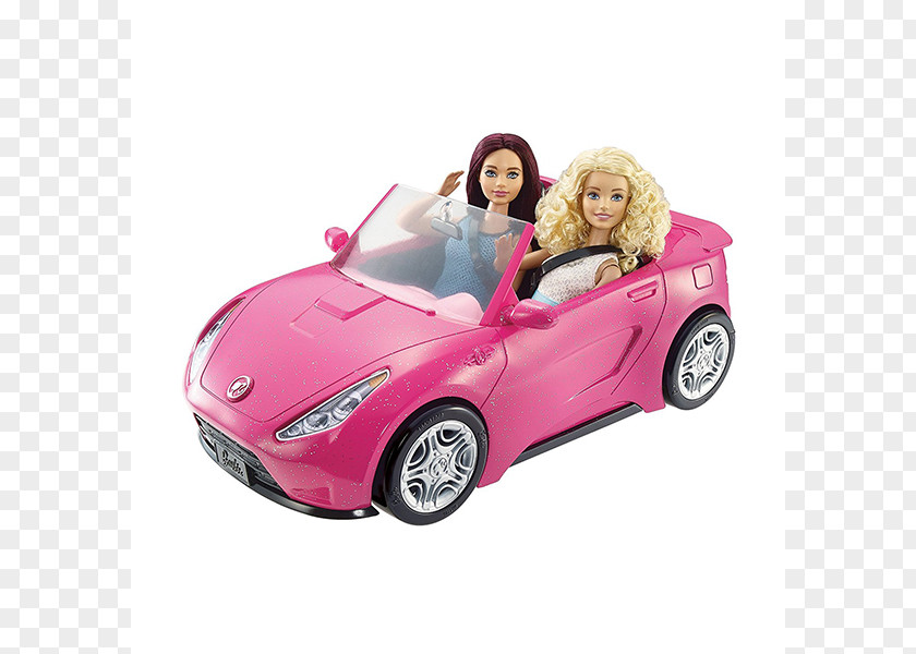Car Barbie Convertible Doll Toy PNG