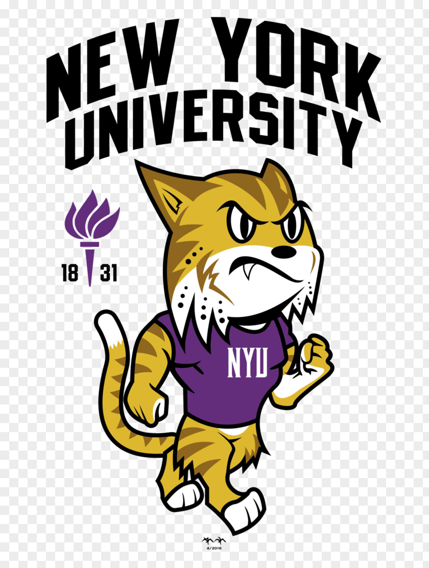 Creative Cat Logo New York University School Of Law NYU Violets Men's Basketball Tandon Engineering Tisch The Arts PNG