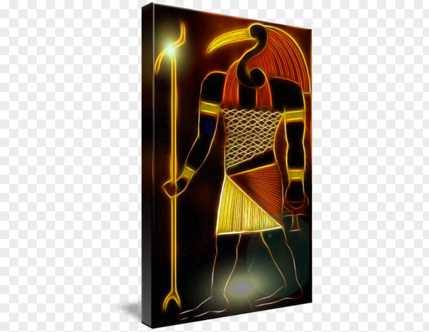 Egyptian Mythology Modern Art Gallery Wrap Poster Canvas PNG