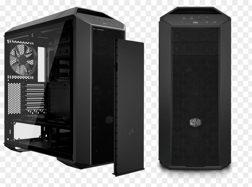 No Power Supply ATX UnitPartition Frame Computer Cases & Housings Cooler Master MasterCase MC500P Mid Tower PNG