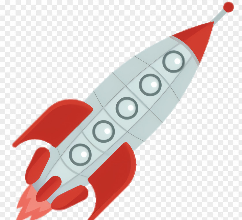 Rocket Red Cartoon PNG