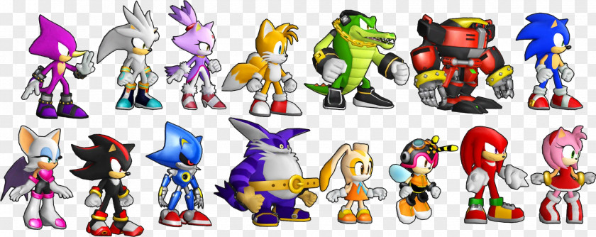 Sonic Emeralds Runners Heroes Forces Unleashed Doctor Eggman PNG