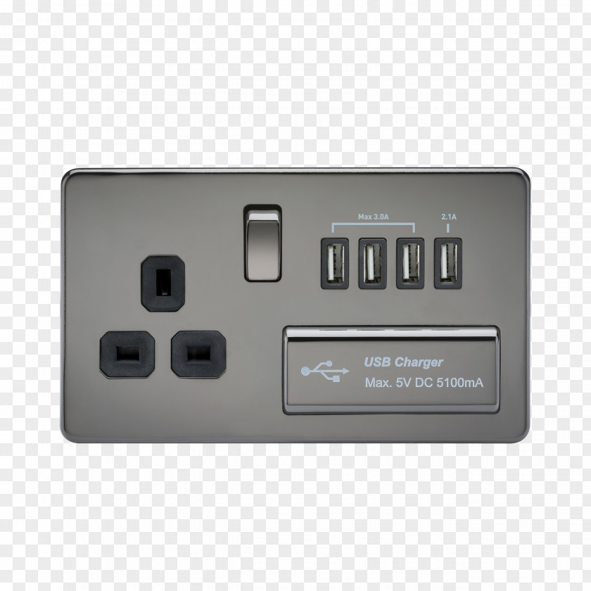 USB Battery Charger AC Power Plugs And Sockets Network Socket Electrical Switches PNG