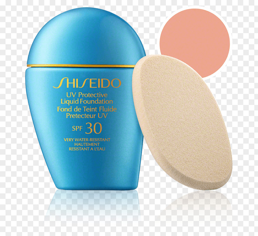 Uv Protection Lotion Sunscreen Factor De Protección Solar Shiseido Foundation PNG