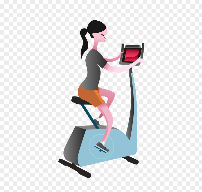 Aerobic Exercise Machine Physical Fitness Elliptical Trainers Clip Art PNG