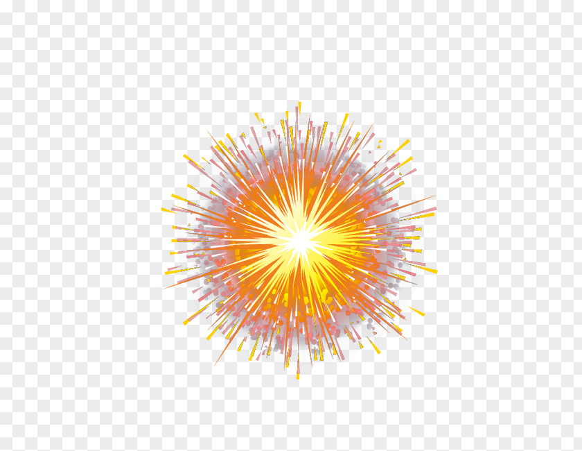 Fireworks Yellow Circle Wallpaper PNG