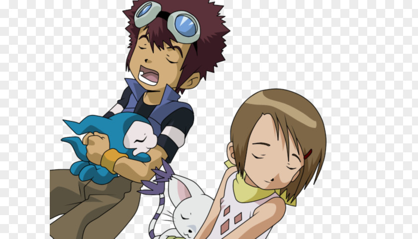 Kari Kamiya Davis Motomiya Veemon T. K. Takaishi Gatomon PNG