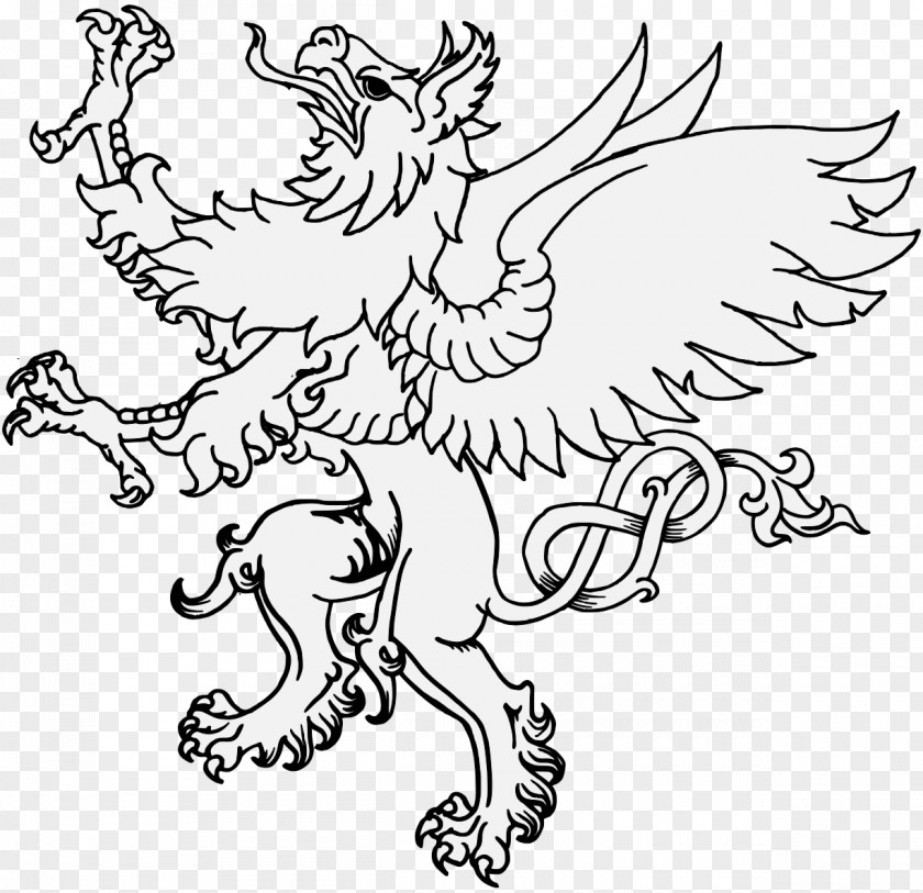 Lion Griffin Clip Art Drawing PNG