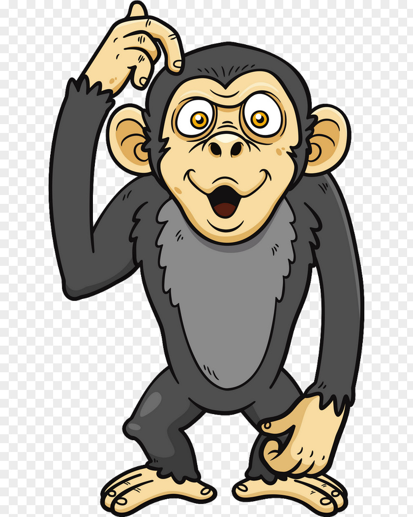Monkey Chimpanzee Ape Primate Clip Art PNG
