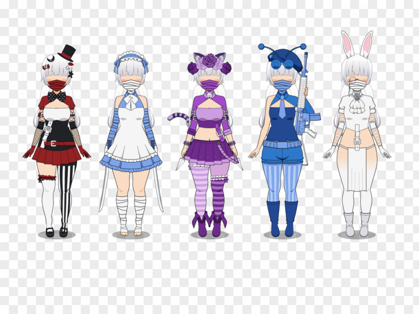 Alice In Wonderland Dress Figurine Costume Design Character Doll PNG