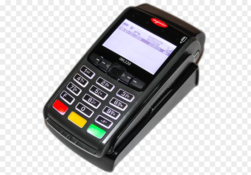 Credit Card Machine Feature Phone Payment Terminal Ingenico Point Of Sale Ogone PNG