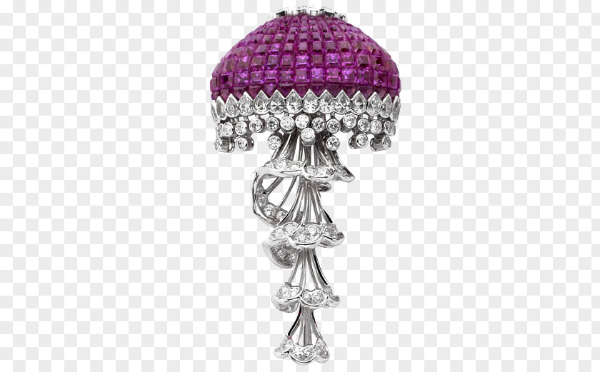 Violet Necklace Van Cleef & Arpels Earring Watch Jewellery Diamond PNG