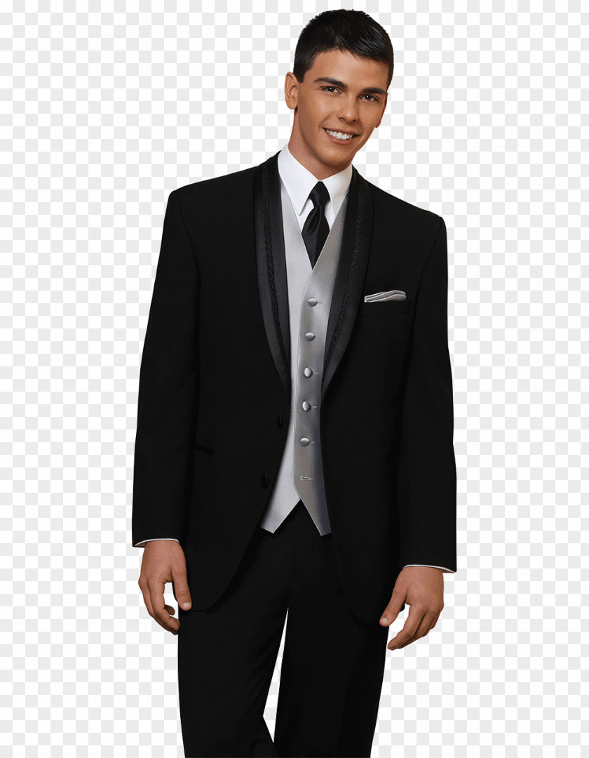 Black Tie Tuxedo Suit Blazer Jacket Formal Wear PNG