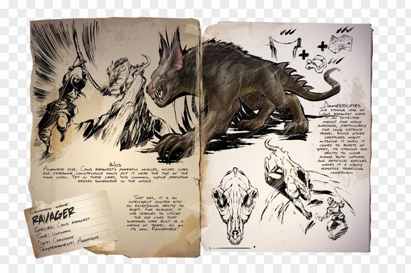 Creatures ARK: Survival Evolved Parasaurolophus Dinosaur Video Game Giganotosaurus PNG