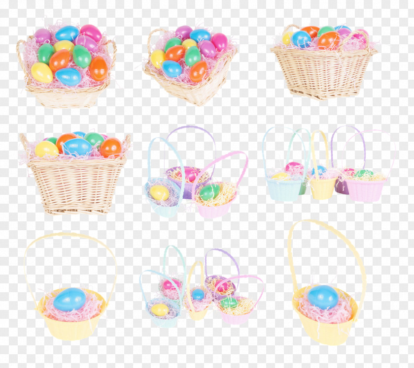 Easter Basket Chicken Egg Clip Art PNG