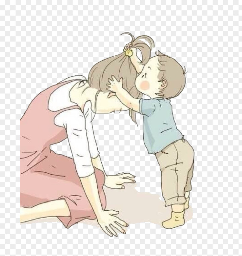 Mother Child Pull Hair Finger Homo Sapiens Human Behavior Illustration PNG