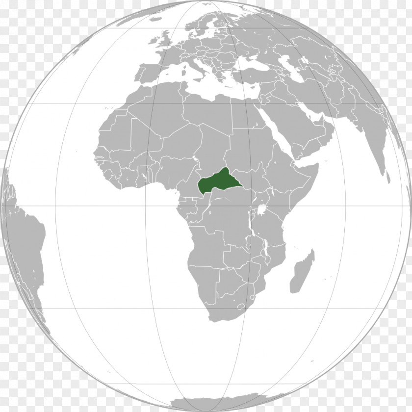 World Map Orthographic Projection In Cartography PNG