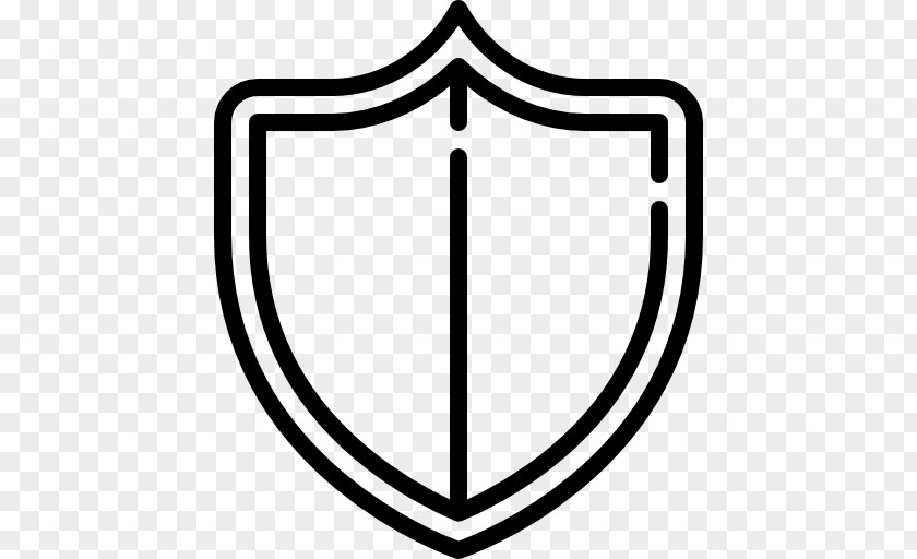 Area Black And White Shield PNG