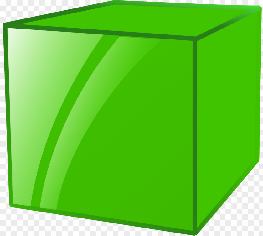 Buggi Cube Shape Green Three-dimensional Space Clip Art PNG