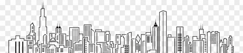 Chicago Skyline Chandelier Font PNG
