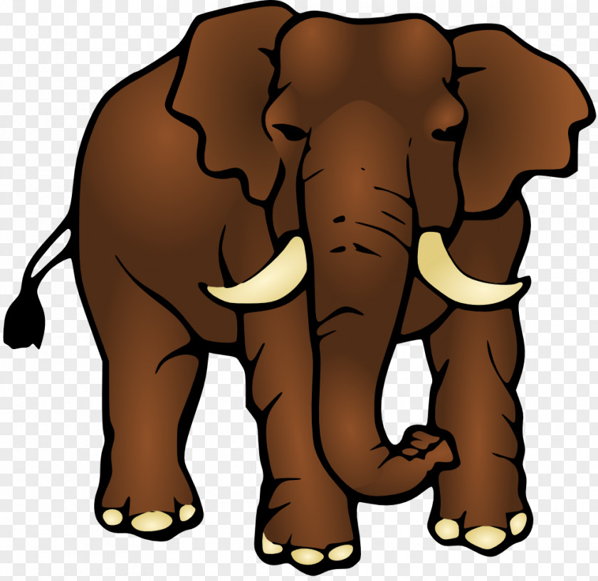 Elephants Asian Elephant African Clip Art Coloring Book Openclipart PNG