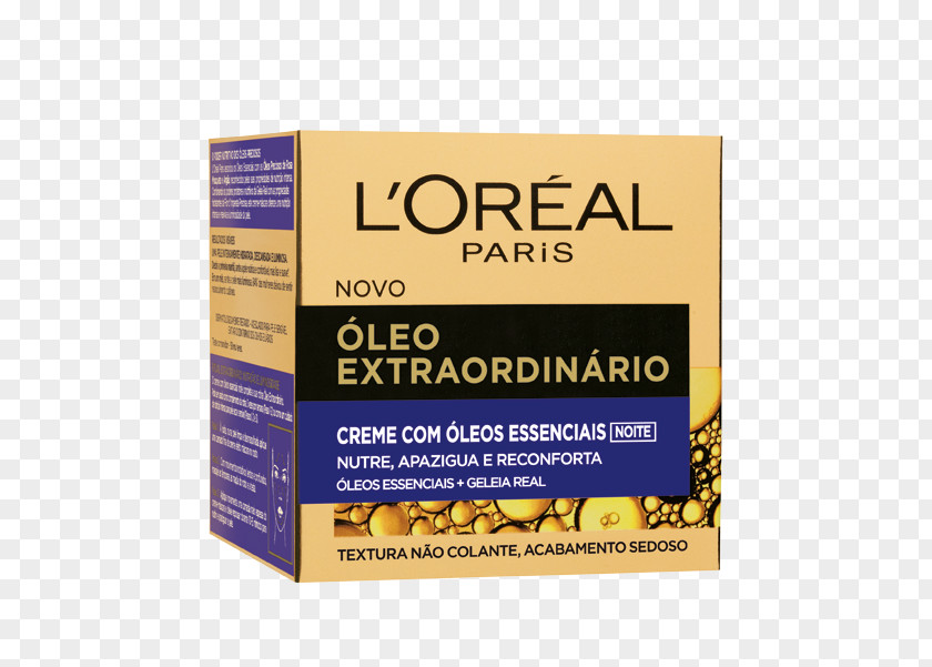 Oil Anti-aging Cream LÓreal Skin PNG