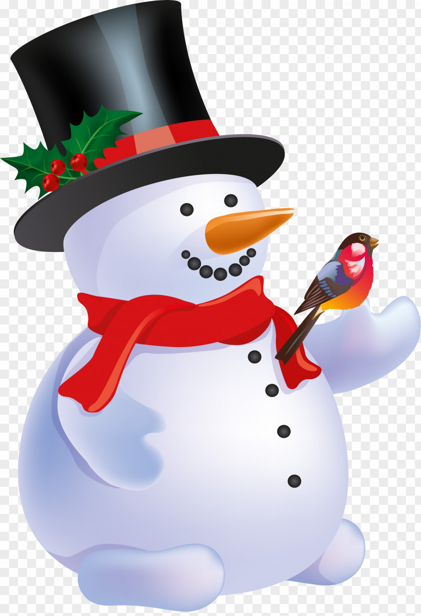 Snowman Christmas Ornament New Year Gift Clip Art PNG