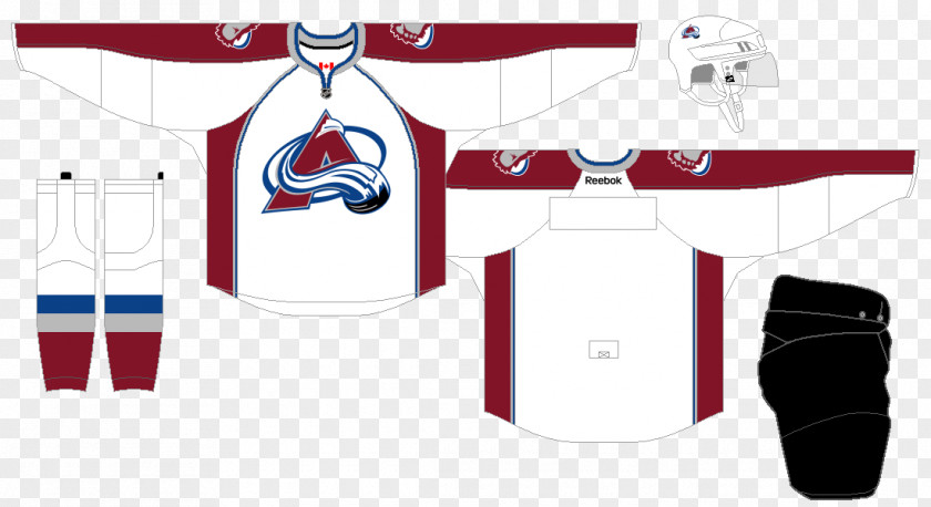 T-shirt Logo Colorado Avalanche Uniform PNG