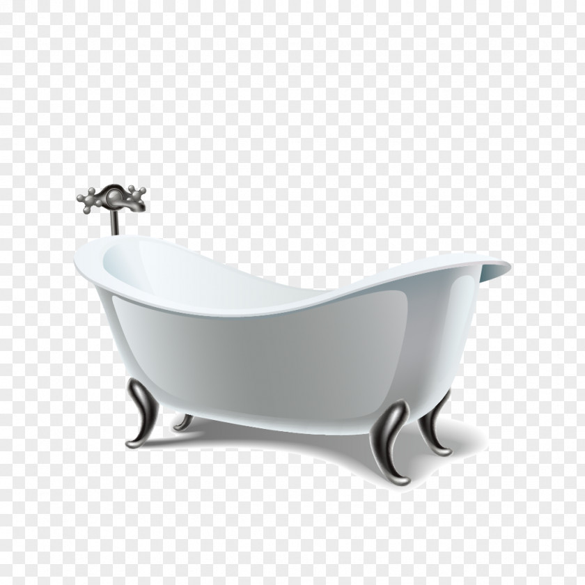 Bathtub Bathroom Euclidean Vector PNG