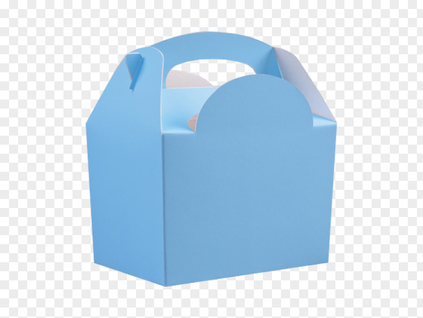 Box Paper Blue Party Light PNG