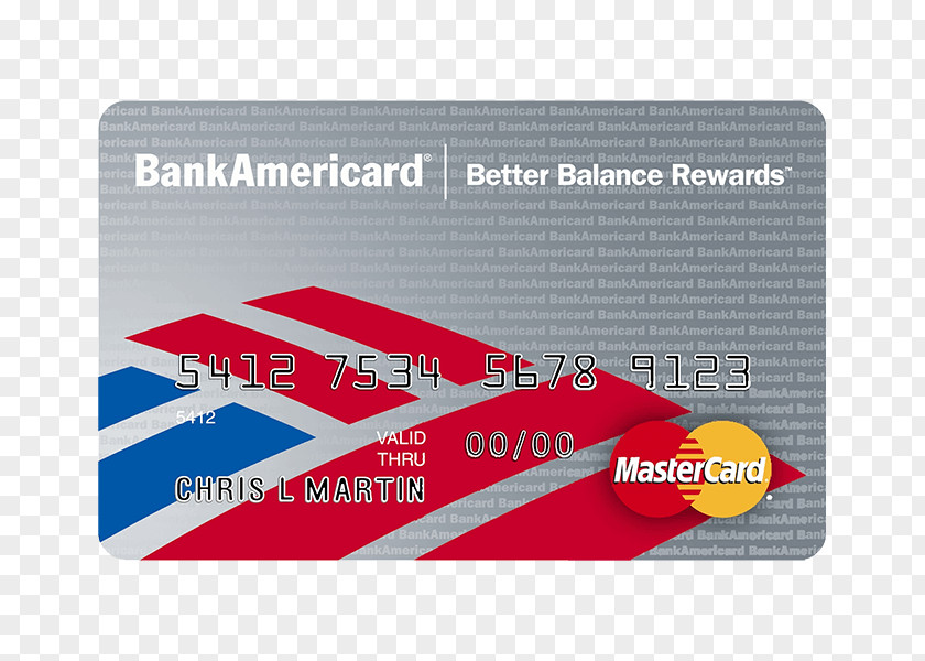 Credit Card Bank Of America Cashback Reward Program PNG