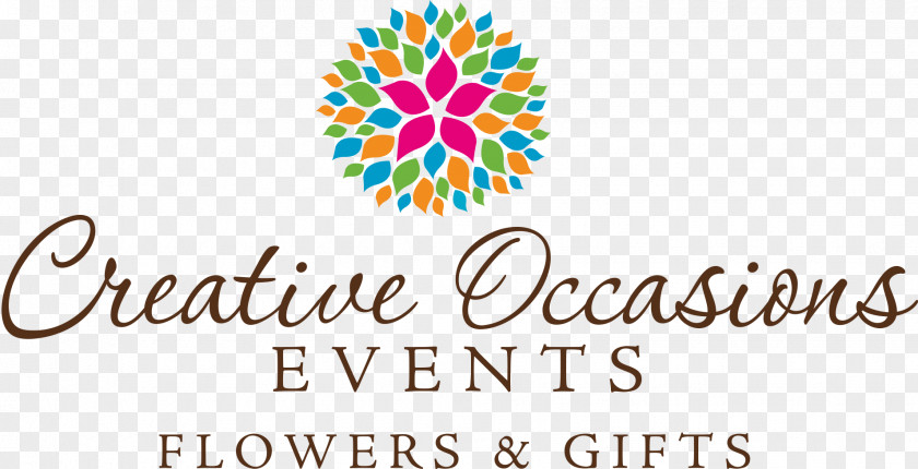 Design Creative Occasions Florals & Fine Gifts Logo Floristry Roanoke PNG