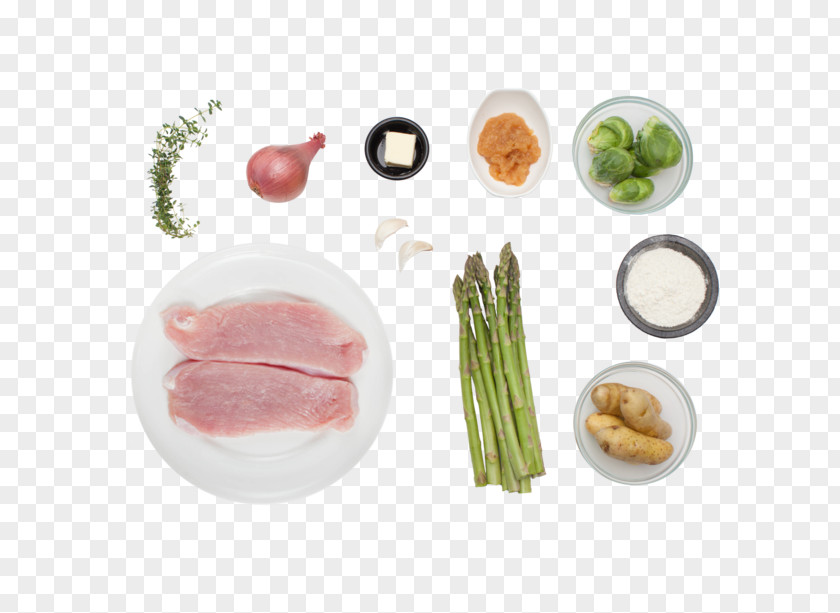 Fresh Succulents Asparagus Turkey Meat Thyme Sauce PNG