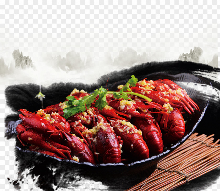 Spicy Lobster Creative Xuyi County Poster Palinurus Elephas Food PNG