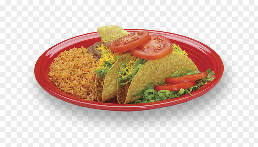 Taco Refried Beans Burrito Vegetarian Cuisine Rice And PNG