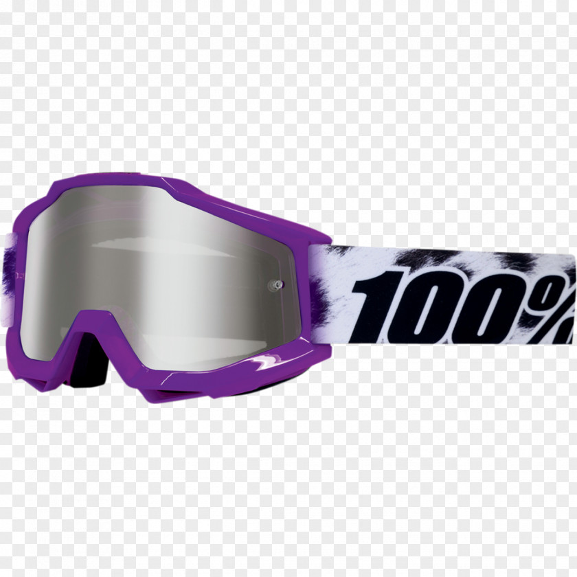 Mirror Silver Motorcycle Child Goggles PNG