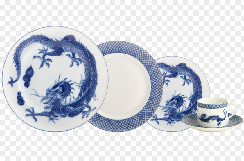 Blue And White Porcelain Plate Mottahedeh & Company Butter Dishes Saucer Tableware PNG