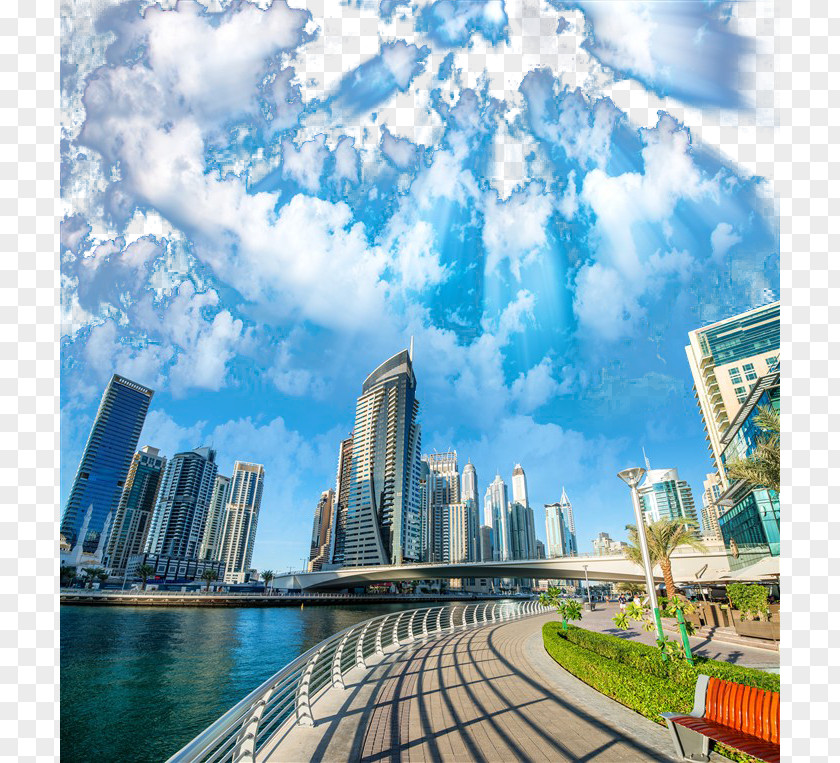 Dubai City Scenery HD Photo Marina Photography Wallpaper PNG