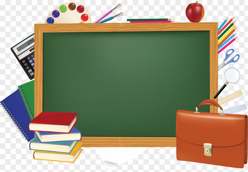Office Supplies Blackboard Rectangle PNG