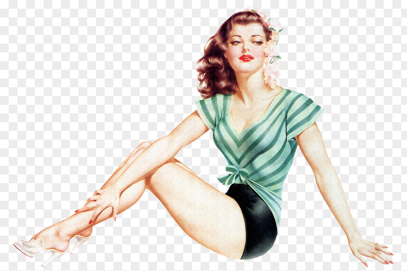 Pin-up Girl Artist Painter Painting PNG girl Painting, pin up clipart PNG