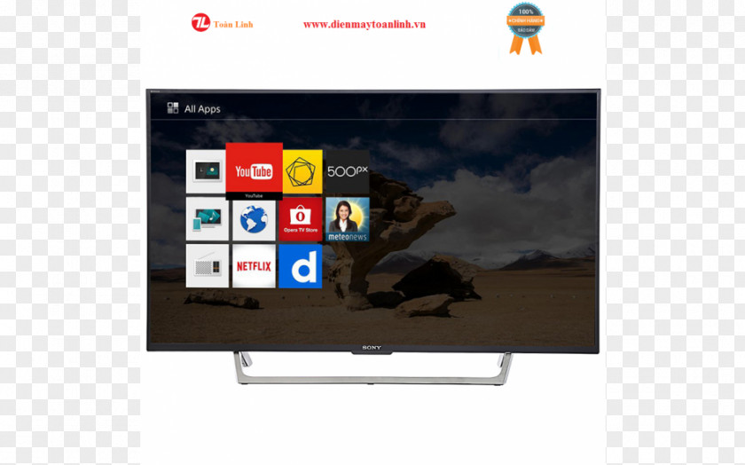 Sony LED-backlit LCD Bravia 1080p Television PNG