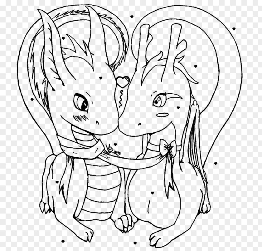 CUTE DRAGON DRAWINGS Line Art Dragon Drawing Cuteness Clip PNG