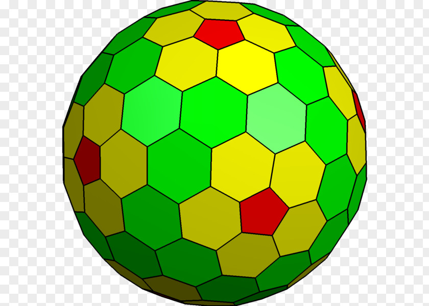 Football Icosahedron Goldberg Polyhedron PNG