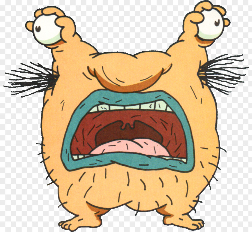 REAL Monster Oblina The Gromble Slickis Character Nickelodeon PNG