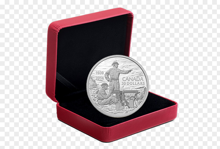 Silver Coin Canada Dollar PNG