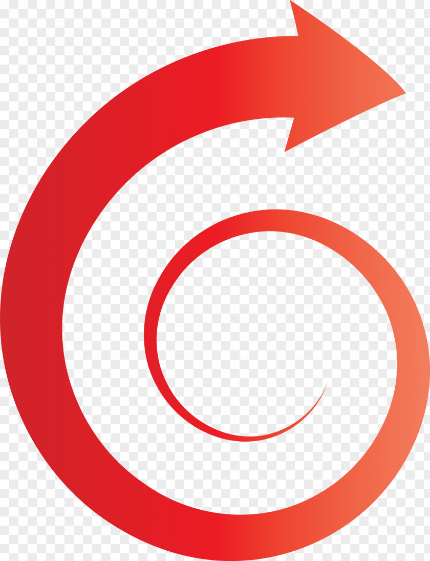 Spiral Arrow PNG