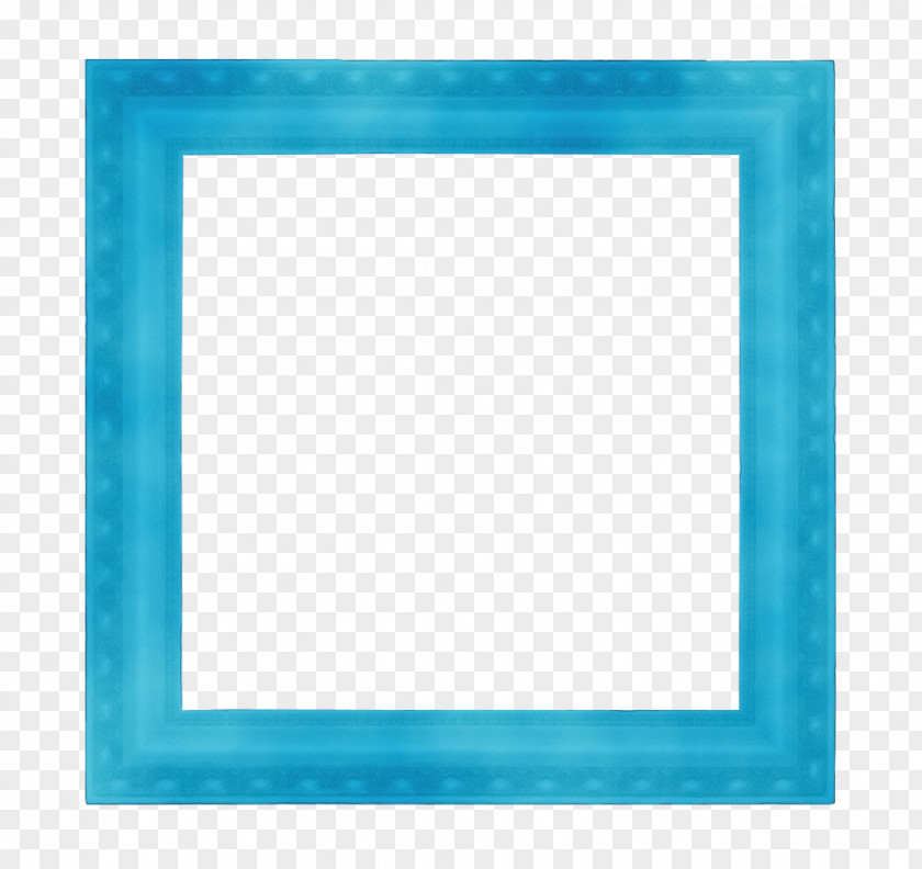 Azure Picture Frame Background Blue PNG