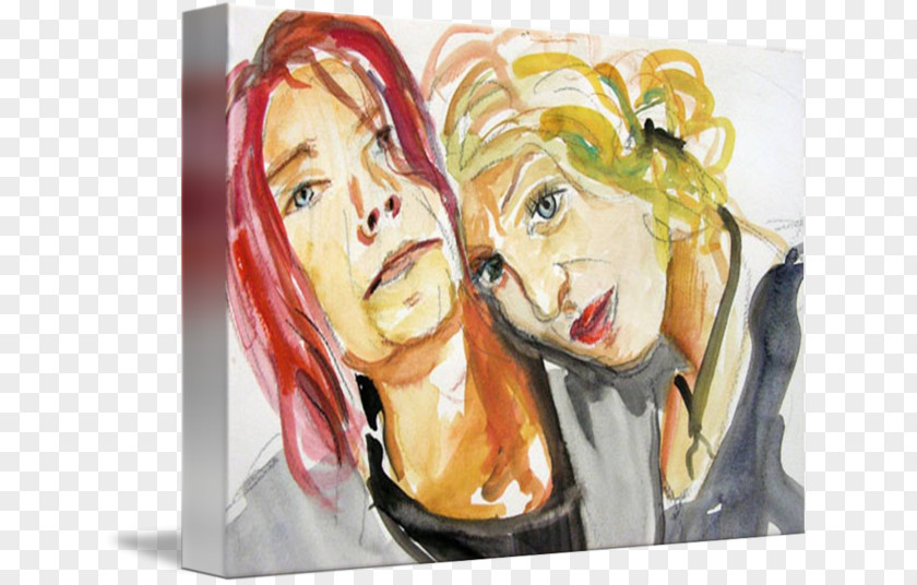 Kurt Cobain Watercolor Painting Imagekind Art Portrait PNG