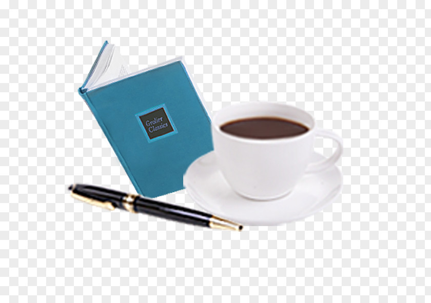 Notebook Coffee Laptop Pen PNG