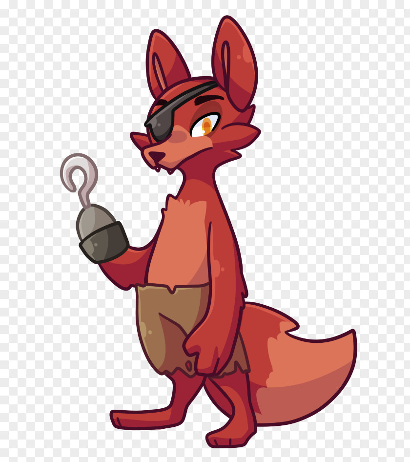 Red Fox Five Nights At Freddy's: Sister Location Caricature Clip Art PNG